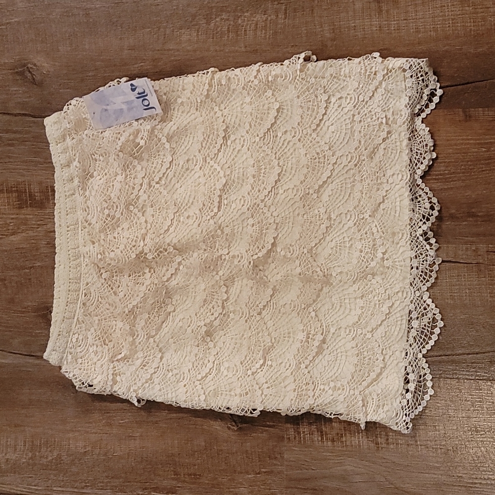 Midi skirt creme color large